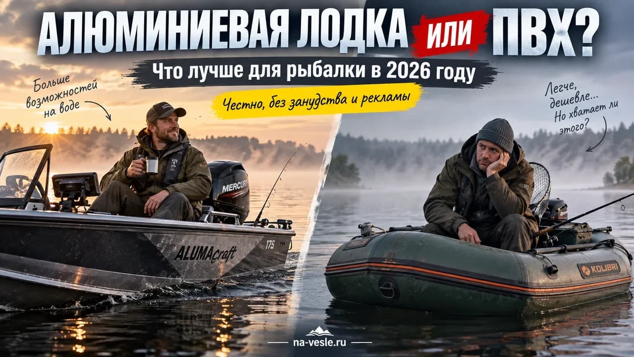 АЛЮМИНИЕВА ЛОДКА ИЛИ ПВХ?