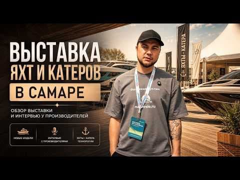 Обложка видеообзора выставки катеров и яхт в Самаре